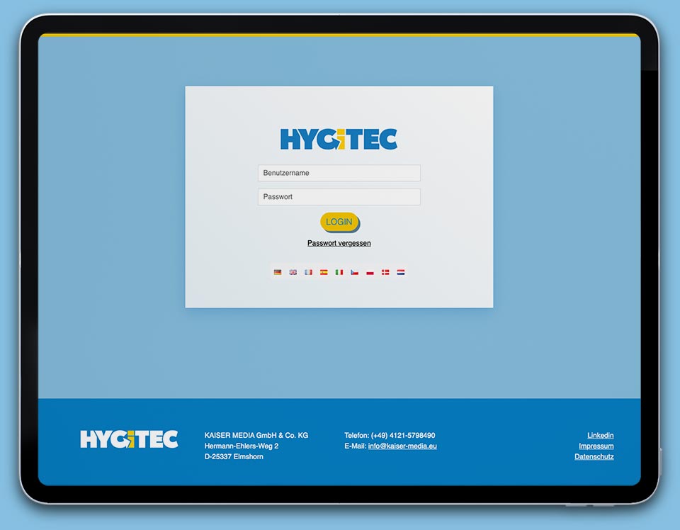 Hygitec Login